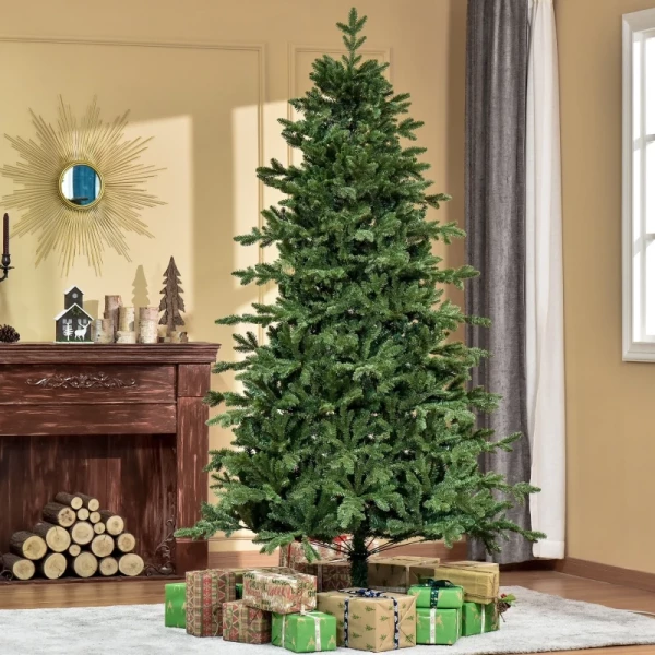 Kunstkerstboom 2,1 M Kerstboom PVC PE Metaal Groen 137 X 210 Cm 2