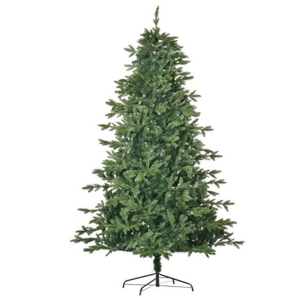 Kunstkerstboom 2,1 M Kerstboom PVC PE Metaal Groen 137 X 210 Cm 1