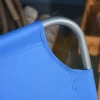 Ligstoel, Opklapbaar, Verstelbare Rugleuning, Roestvrij Metalen Frame, 187 X 55 X 24, Blauw 8