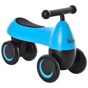 Loopfiets Vanaf 1 Jaar 4 Wielen Babyglijfiets Leerfiets Zonder Pedalen Voor Kinderen Van 18 Tot 36 Maanden Jongens Meisjes Blauw 54 X 26 X 38 Cm 1