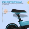 Loopfiets Voor Kinderen Van 1,5-3 Jaar, Lichtgewicht Constructie: Slechts 3,5 Kg, In Hoogte Verstelbare Zitting, Metalen Frame, Blauw 5