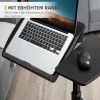 Mobiele Bijzettafel Laptopstandaard Met Wielen Laptoptafel In Hoogte Verstelbaar Draaibare Bijzettafel Voor Kantoor Woonkamer Zwart 58 X 34 X 72-90 Cm 7