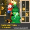 Opblaasbare Kerstboom Kerstversiering 1,8 M Met Blazer 123 Cm X 85 Cm X 180 Cm Groen + Rood 4