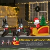 Opblaasbare Kerstman Kerstdecoratie Voor Buiten, 2m, Kerstman, Inclusief Ventilator, Meerkleurig 6
