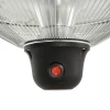 Plafondstraler Met 3 Verwarmingsniveaus 1500W Met LED Incl. Afstandsbediening Terras Aluminium Zilver 42 X H29cm 9