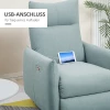 Relaxstoel Met Elektromotor 77 X 89 X 107cm Met USB Oplaadpoort Blauw 6