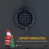 Santa Claus Santa Claus-kerstdecoratie, Zelfopblazend, 2 M, Met Blazer, Groen + Rood 4