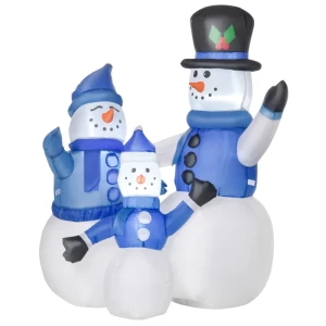 Schneemnner Sneeuwman Kerstdecoratie LED-verlichting 1,8 M Met Blazer Zelfopblazend 1