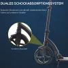 Scooter Kickscooter Opvouwbare Scooter, Opvouwbaar, Schokdemper, Vanaf 14 Jaar, Zwart 6