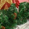 Set Kerstversiering 2 Kerstbomen. 4 Stuks, 1 Kerstkrans, 1 Kerstslinger Inclusief LED-verlichting 9