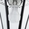 Solar Tuinlantaarn Tuinpadverlichting Met 19 LED 130 Lumen 3000K Aluminium Gehard Glas Zwart 22 X 22 X 194 Cm 8