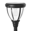 Solar Tuinlantaarn Tuinpadverlichting Met 31 LED 150 Lumen 3000K Aluminium Gehard Glas Zwart 26 X 26 X 130 Cm 8