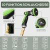 Tuinslang Flexibel 30 M Met 10 Functies Sproeikop Waterslang Met 1/2 Inch & 3/4 Inch Aansluiting Slang Rekbaar Voor Autowassen Irrigatie 5