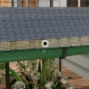 Verhoogd Bed Met Vogelbeschermingsnet En Zonwering, Metalen Behuizing, 230x110x110 Cm, Grijs/groen/zwart 4