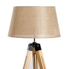 Vloerlamp Vloerlamp In Hoogte Verstelbaar E27, Grenen + Polyester, 65x65x99-143cm (beige) 6