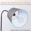 Vloerlamp Vloerlamp Met Opbergplank, Grenenhout + Sthal, 36x36x165cm (bruin + Grijs + Zwart) 6