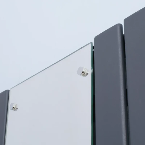 Wandverwarmer, Snelle Opwarming, Modern Design, Met Spiegel, Koolstofstaal, 180 X 60cm 8