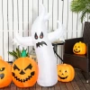 Zelfopblazende Halloween-decoratie Halloween-pompoen, Inclusief Geeblse, 2,55 X 0,40 X 1,30 M, Oranje + Zwart + Wit 9