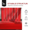 Andirondack Tuinstoel Tuinstoel Buitenfauteuil, 72 Cm X 97 Cm X 92 Cm, Rood 6