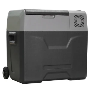 Autokoelkast, Koelbox, 50L, Tot -20 C, Touchdisplay, 2 Wielen, Telescopische Handgreep, 58,6 X 37,8 X 54,5 Cm, Grijs 1