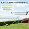 Badmintonnetset Volleybalnetset 3-delige Set 400 Cm X 22,4 Cm X 155 Cm Zwart + Blauw + Groen 4