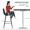 Barkruk Set Van 2, Modern Design, Zachte Zitting, Stalen Frame, 42 X 47 X 105 Cm, Groen 7