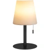 Bureaulamp Bedlampje Tafellamp, LED-verlichting, 2 Helderheidsniveaus, 16 X 16x 30 Cm, Zwart + Wit 10