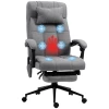 Bureaustoel Met Massagefunctie, Ergonomisch, 66x76x112-120cm, Grijs 10