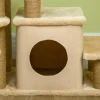 Dierentrap, Krabpaal, 4 Treden, Speelbal, Scurry, In Hoogte Verstelbaar, 60 X 40 X 66 Cm, Beige 9