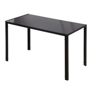 Eettafel Keukentafel Grote Tafel, Modern Design, 120 Cm X 60 Cm X 75 Cm, Zwart 1