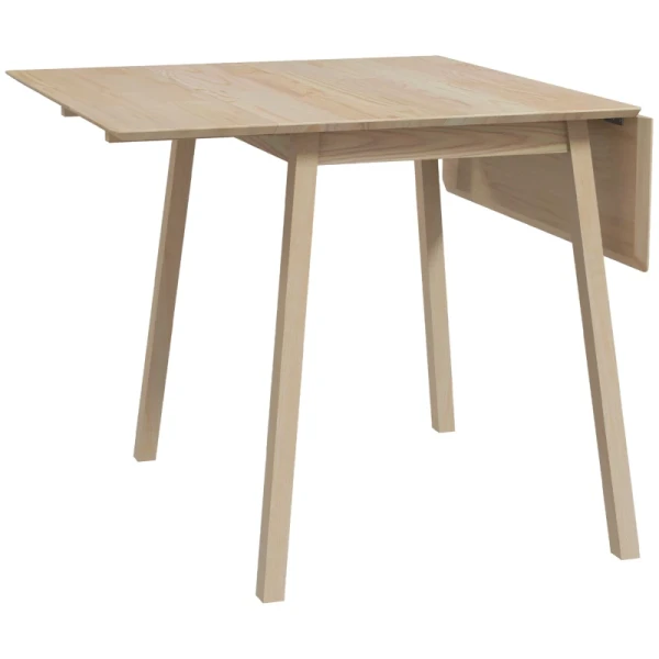 Eettafel Klaptafel Keukentafel, 2 Klapbladen, 110 X 86 X 75 Cm, Naturel 1