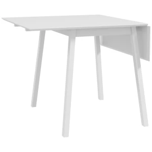 Eettafel Klaptafel Keukentafel, 2 Klapbladen, 110 X 86 X 75 Cm, Wit 1