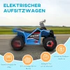 Elektrische Kinderquad, 2,5 Km/u, Vooruit En Achteruit, Voor 18-36 Maanden, Blauw 5