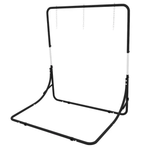 Hangstoelstandaardframe Voor Hangstoel Hangstoelhouder, 135 Cm X 178 Cm X 205 Cm, Zwart 1