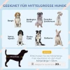 Hondenkennel, Weerbestendig, Afneembare Bodem, Dennenhout, 75x88x82 Cm, Grijs/zwart 4