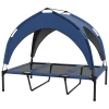 Hondenmand Outdoor Hondenmand, Weerbestendig, Verhoogd Frame, 106 X 76 X 94 Cm, Donkerblauw 1