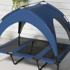 Hondenmand Outdoor Hondenmand, Weerbestendig, Verhoogd Frame, 106 X 76 X 94 Cm, Donkerblauw 8