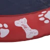 Hondenzwembad Met Watersproeiers Opvouwbaar Antislip Zwaar Kunststof 150cm Rood 8