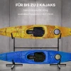 Houder Voor 2 Kajaks, Surfplanken, Stand-up Paddles, Metalen Frame, In Breedte Verstelbaar 144-180 Cm 4