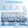IJsblokjesmachine Ijsblokjesdispenser Ice-Maker 20kg/24h 2,3L Ijsblokjesmachine Met 3,2L Watertank, Zwart 4