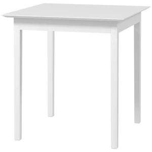 Keukentafel Eettafel Vierkante Tafel, Modern Design, 75 Cm X 75 Cm X 76 Cm, Wit 1