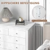 Ladekast, Dressoir, Stil Openen/sluiten, Anti-tip, 79 X 39,5 X 80,5 Cm, Wit 6