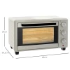 Mini-oven, 3 Standen, Tot 230 C, 1400W, Met Accessoires, 46x38,5x29cm, Crème 3