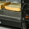 Mini-oven Broodroosteroven, 1 Bakplaat, 1 Grillrooster, Capaciteit 10 L, Timerfunctie, 36,5 Cm X 26 Cm X 22 Cm, Zwart 9