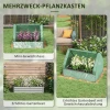 Minikas, Kleine Kas, Vroeg Bed, Gegalvaniseerde Plantenbak, Roldeuren, 125 Cm X 95 Cm X 92 Cm, Groen 4