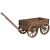 Plantenkruiwagen Verhoogd Bed Van Hout, Weerbestendig, 120 X 41 X 50 Cm, Bruin 1