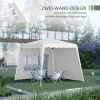 Pop Up Paviljoen Vouwpaviljoen, Inclusief Ster, Weerbestendig, 240 X 240 X 250 Cm, Wit 4