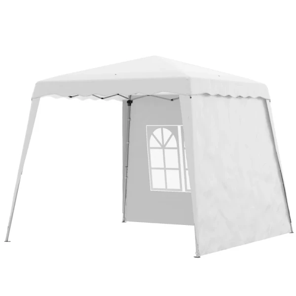 Pop Up Paviljoen Vouwpaviljoen, Inclusief Ster, Weerbestendig, 240 X 240 X 250 Cm, Wit 1