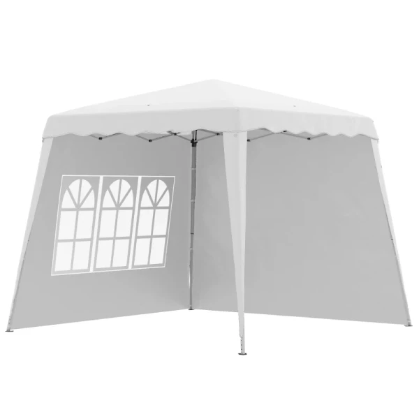 Pop Up Paviljoen Vouwpaviljoen, Inclusief Ster, Weerbestendig, 240 X 240 X 250 Cm, Wit 10