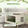 Reptielenbox, Terrarium, Vivarium, Venster Van Gehard Glas, 80 X 50 X 50 Cm, Wit 7